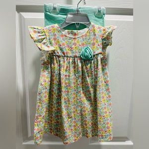 Bonnie Baby 2 Pc Dress & Legging Set